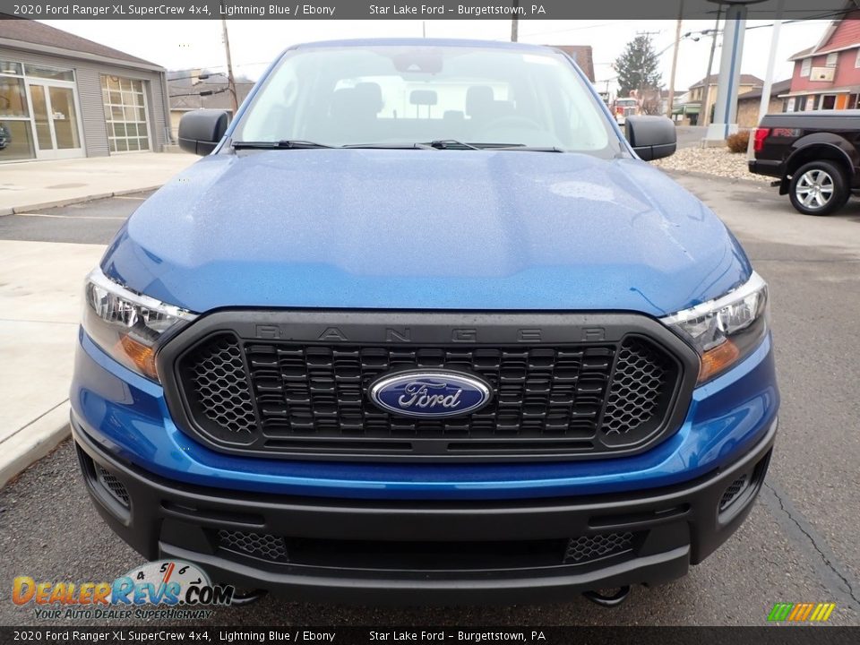 2020 Ford Ranger XL SuperCrew 4x4 Lightning Blue / Ebony Photo #2