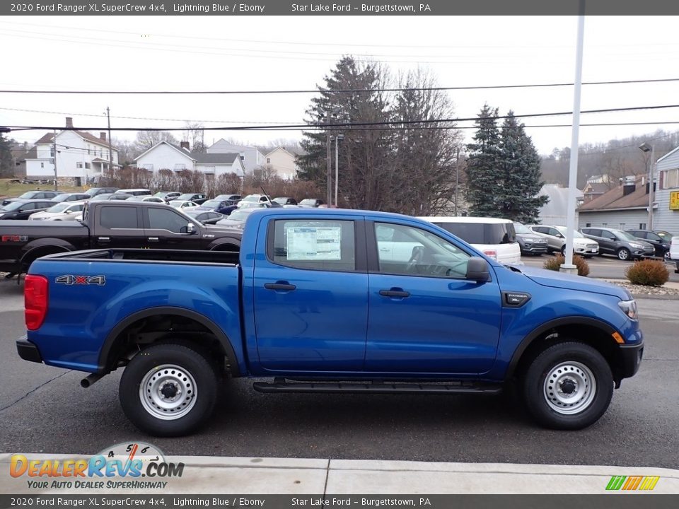 Lightning Blue 2020 Ford Ranger XL SuperCrew 4x4 Photo #4