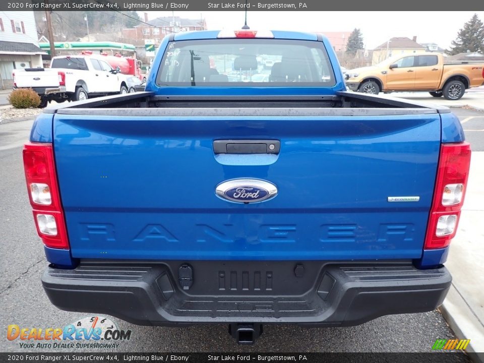 2020 Ford Ranger XL SuperCrew 4x4 Lightning Blue / Ebony Photo #6