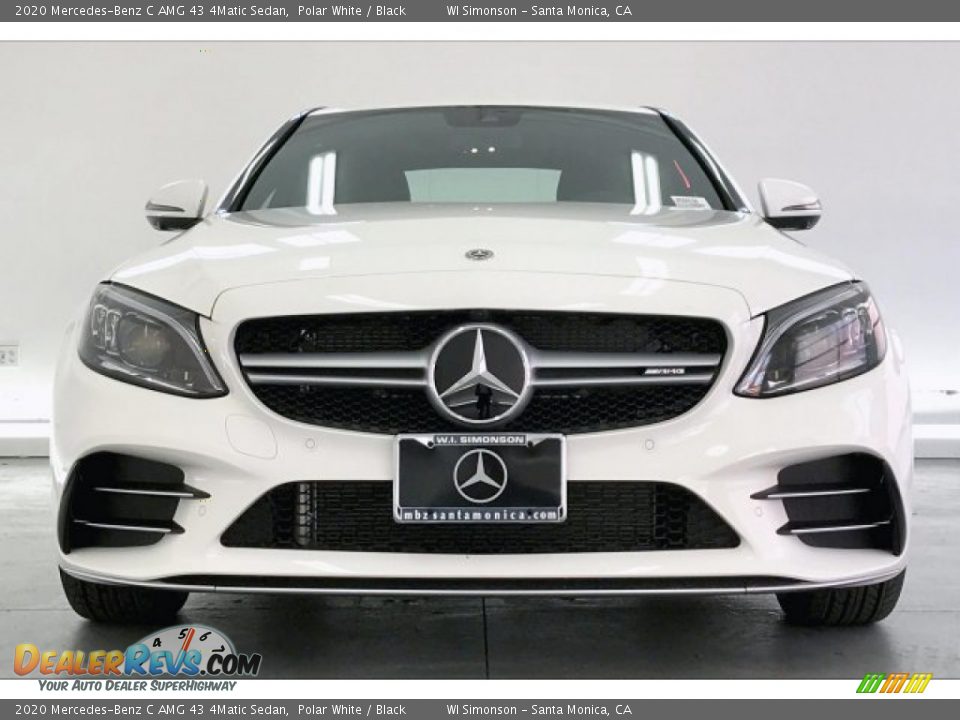 2020 Mercedes-Benz C AMG 43 4Matic Sedan Polar White / Black Photo #2