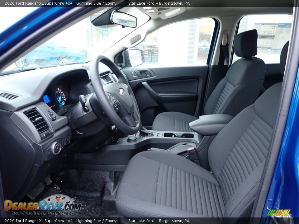 Front Seat of 2020 Ford Ranger XL SuperCrew 4x4 Photo #12