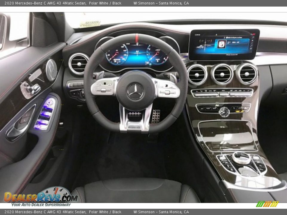 2020 Mercedes-Benz C AMG 43 4Matic Sedan Polar White / Black Photo #4