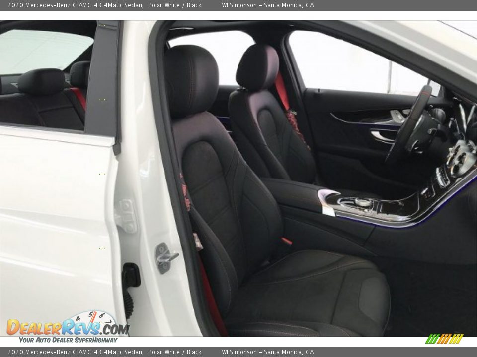 2020 Mercedes-Benz C AMG 43 4Matic Sedan Polar White / Black Photo #6