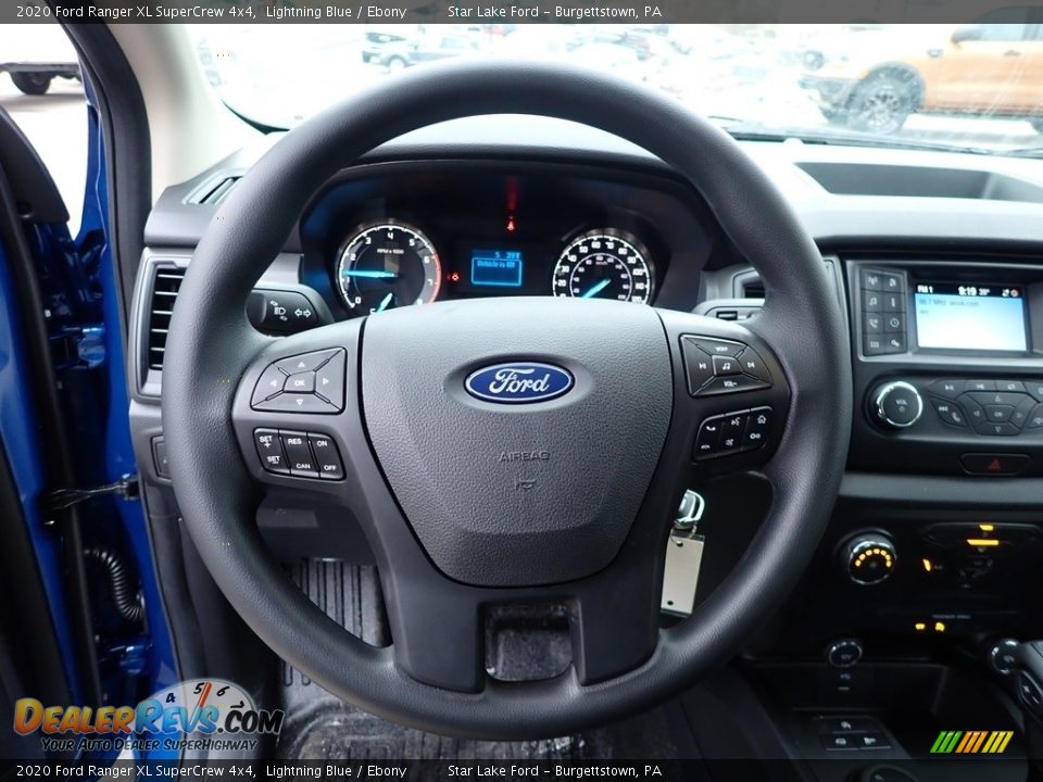 2020 Ford Ranger XL SuperCrew 4x4 Steering Wheel Photo #17