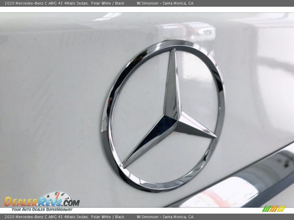 2020 Mercedes-Benz C AMG 43 4Matic Sedan Polar White / Black Photo #7
