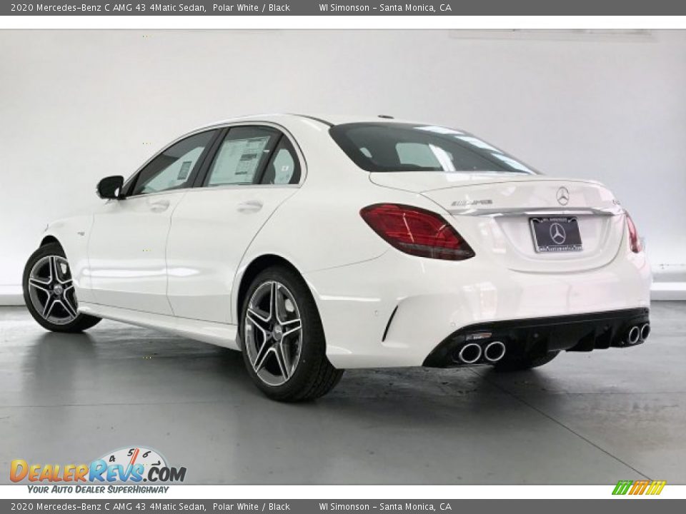 2020 Mercedes-Benz C AMG 43 4Matic Sedan Polar White / Black Photo #10