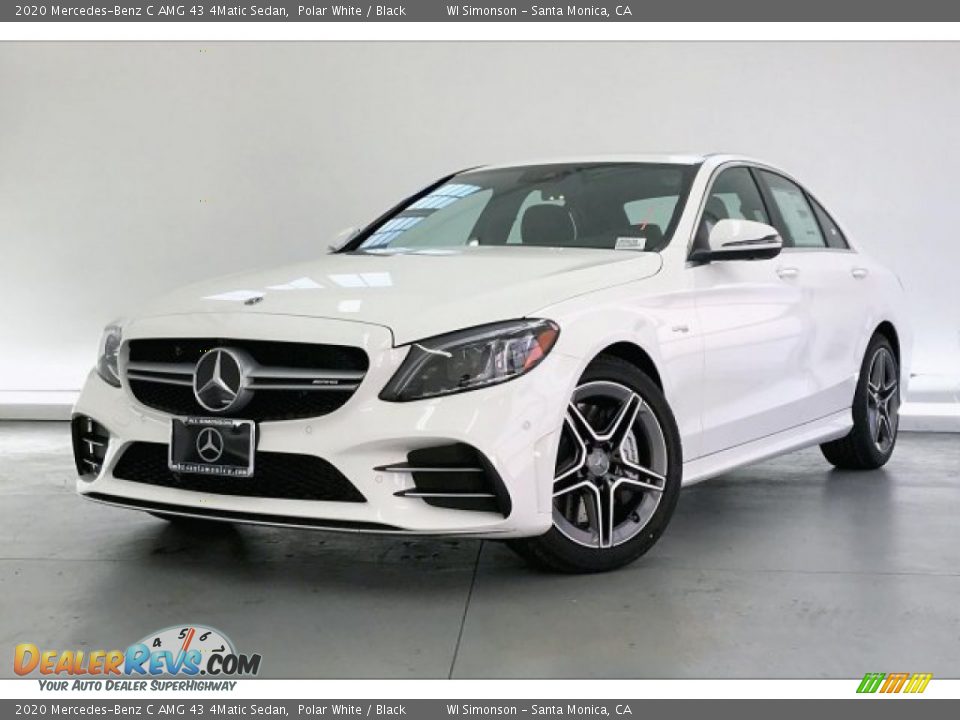 2020 Mercedes-Benz C AMG 43 4Matic Sedan Polar White / Black Photo #12