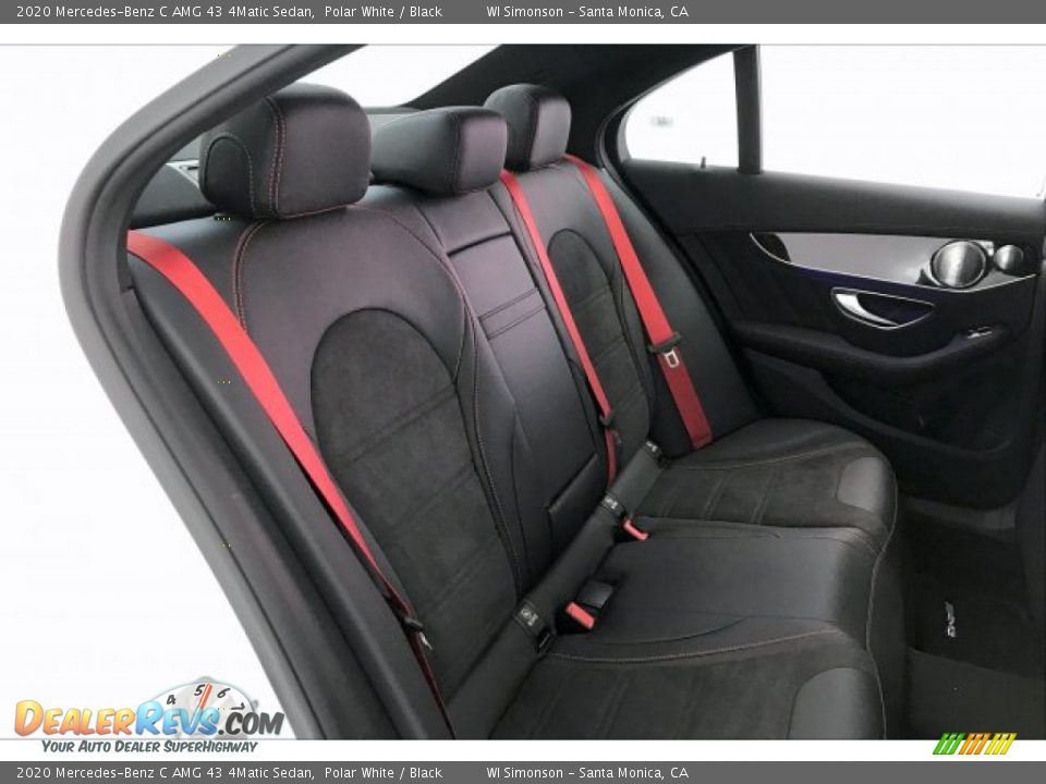 2020 Mercedes-Benz C AMG 43 4Matic Sedan Polar White / Black Photo #13