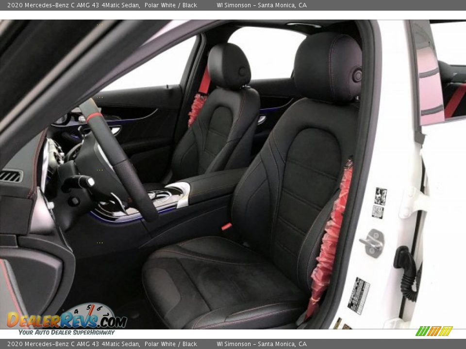 2020 Mercedes-Benz C AMG 43 4Matic Sedan Polar White / Black Photo #14