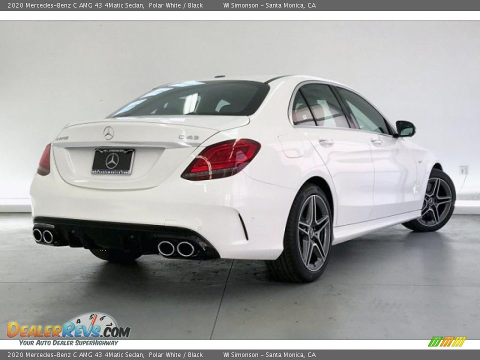 2020 Mercedes-Benz C AMG 43 4Matic Sedan Polar White / Black Photo #16