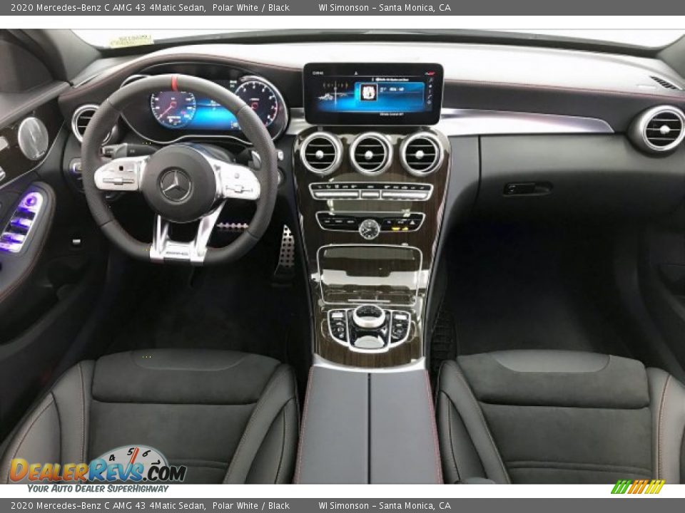 2020 Mercedes-Benz C AMG 43 4Matic Sedan Polar White / Black Photo #17