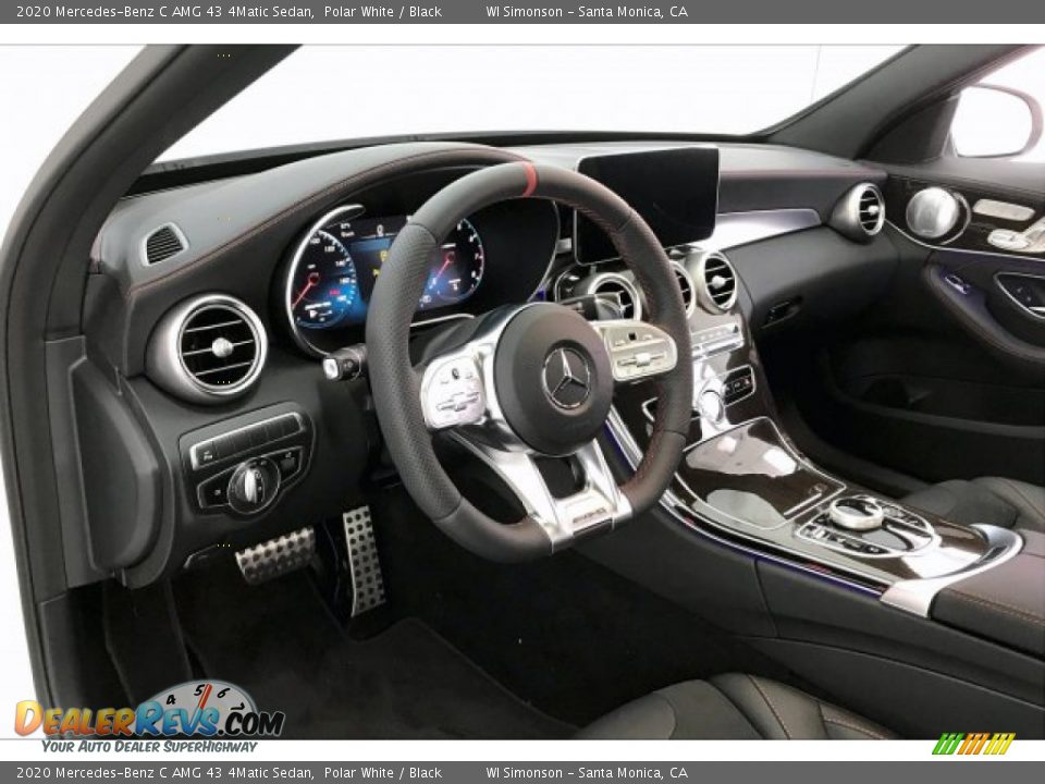 2020 Mercedes-Benz C AMG 43 4Matic Sedan Polar White / Black Photo #22