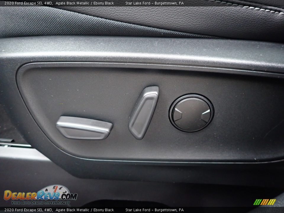 2020 Ford Escape SEL 4WD Agate Black Metallic / Ebony Black Photo #11