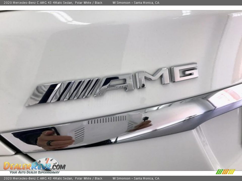 2020 Mercedes-Benz C AMG 43 4Matic Sedan Polar White / Black Photo #27