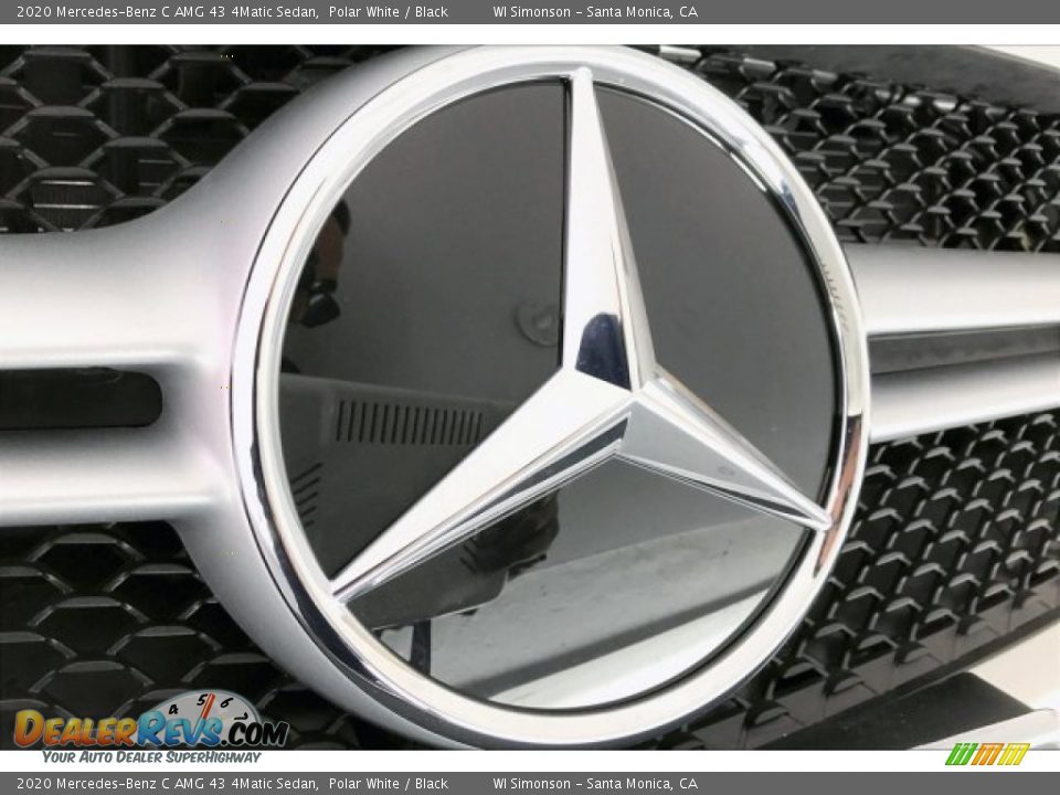 2020 Mercedes-Benz C AMG 43 4Matic Sedan Polar White / Black Photo #33
