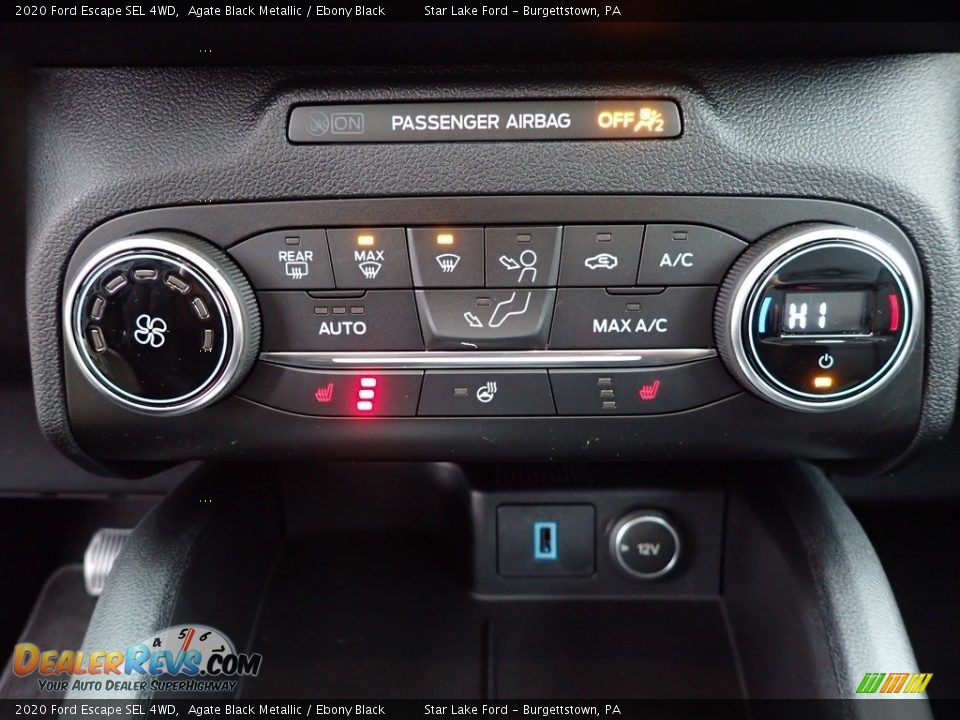 Controls of 2020 Ford Escape SEL 4WD Photo #19