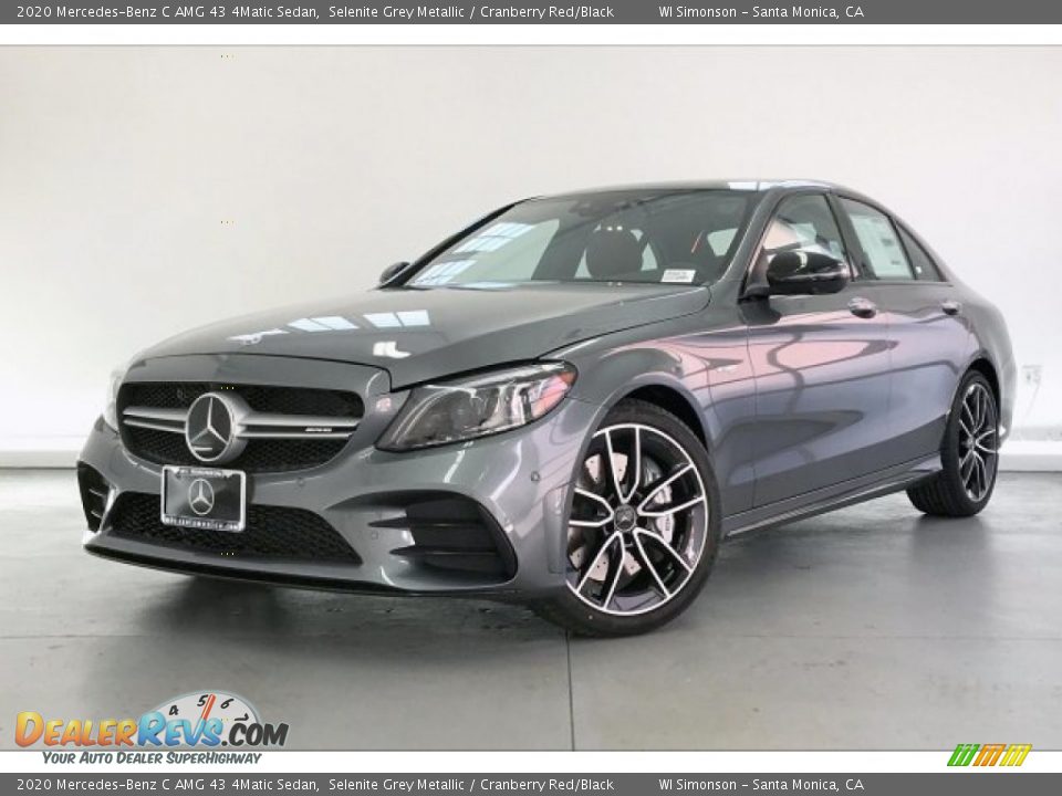 Front 3/4 View of 2020 Mercedes-Benz C AMG 43 4Matic Sedan Photo #12