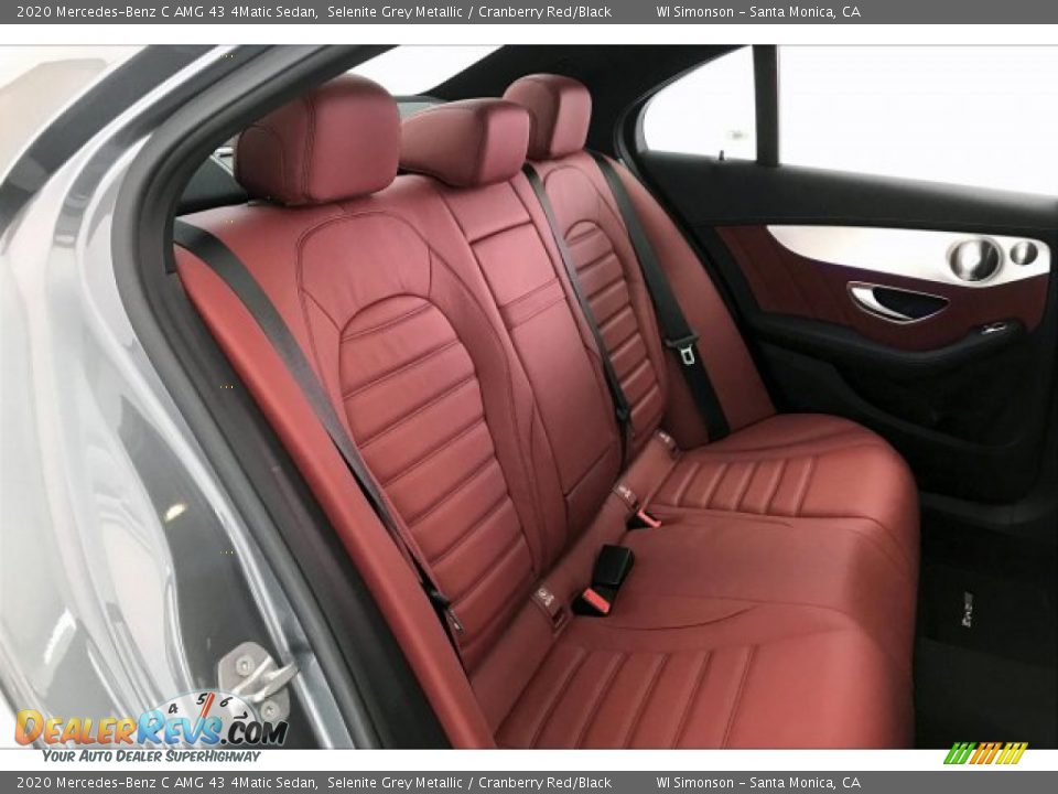 Rear Seat of 2020 Mercedes-Benz C AMG 43 4Matic Sedan Photo #13