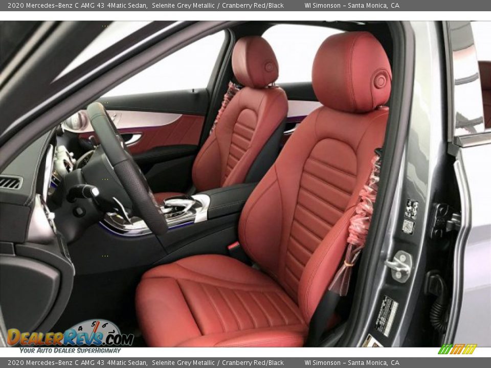 Cranberry Red/Black Interior - 2020 Mercedes-Benz C AMG 43 4Matic Sedan Photo #14