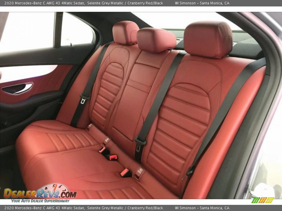 Rear Seat of 2020 Mercedes-Benz C AMG 43 4Matic Sedan Photo #15