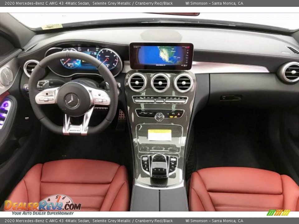 Dashboard of 2020 Mercedes-Benz C AMG 43 4Matic Sedan Photo #17