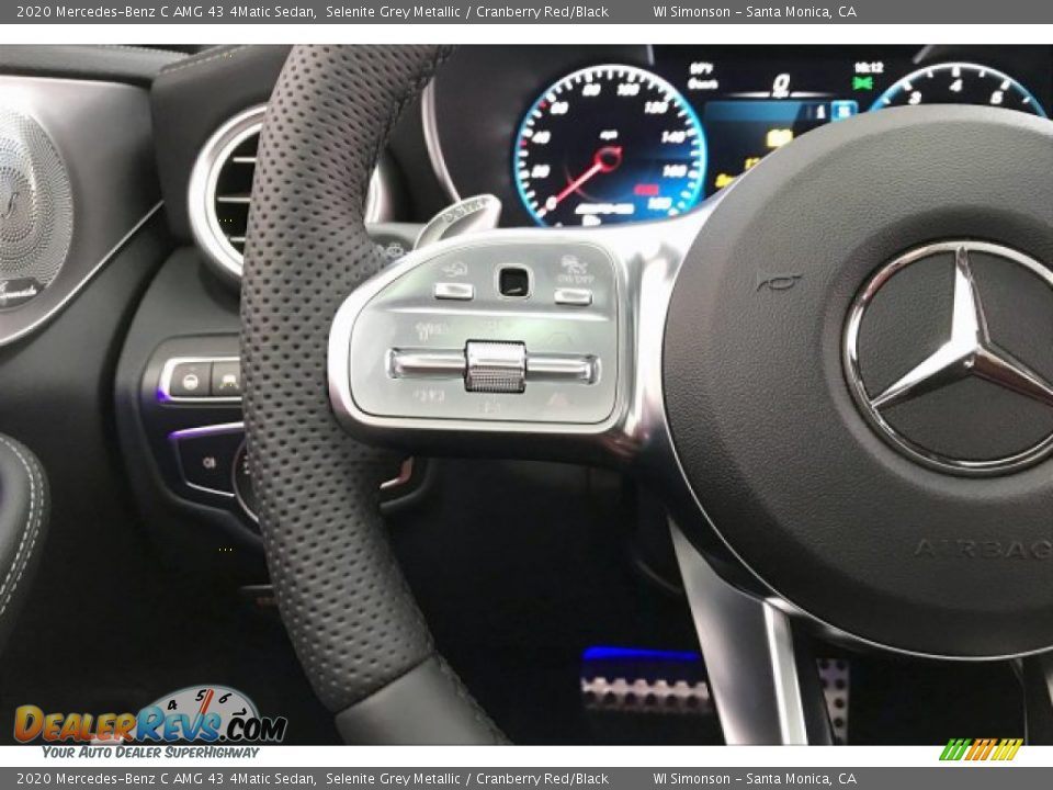 2020 Mercedes-Benz C AMG 43 4Matic Sedan Steering Wheel Photo #18
