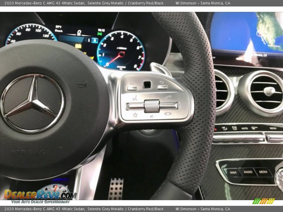 2020 Mercedes-Benz C AMG 43 4Matic Sedan Steering Wheel Photo #19