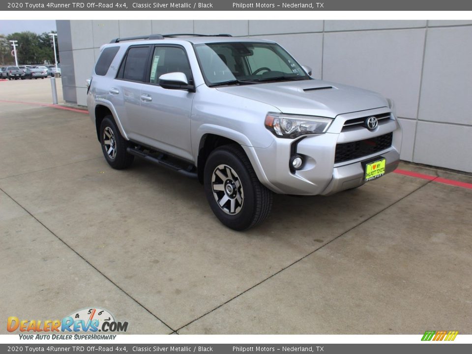 2020 Toyota 4Runner TRD Off-Road 4x4 Classic Silver Metallic / Black Photo #2