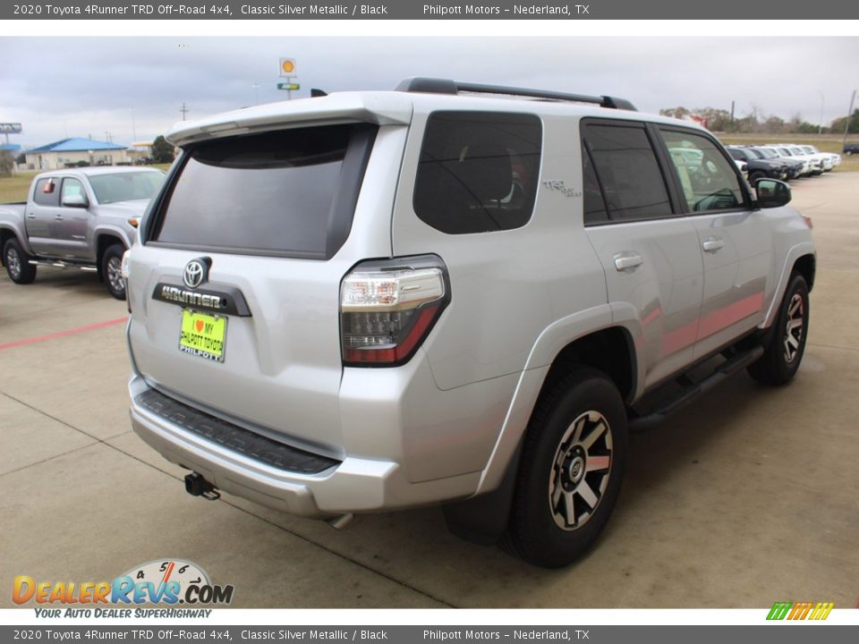 2020 Toyota 4Runner TRD Off-Road 4x4 Classic Silver Metallic / Black Photo #8
