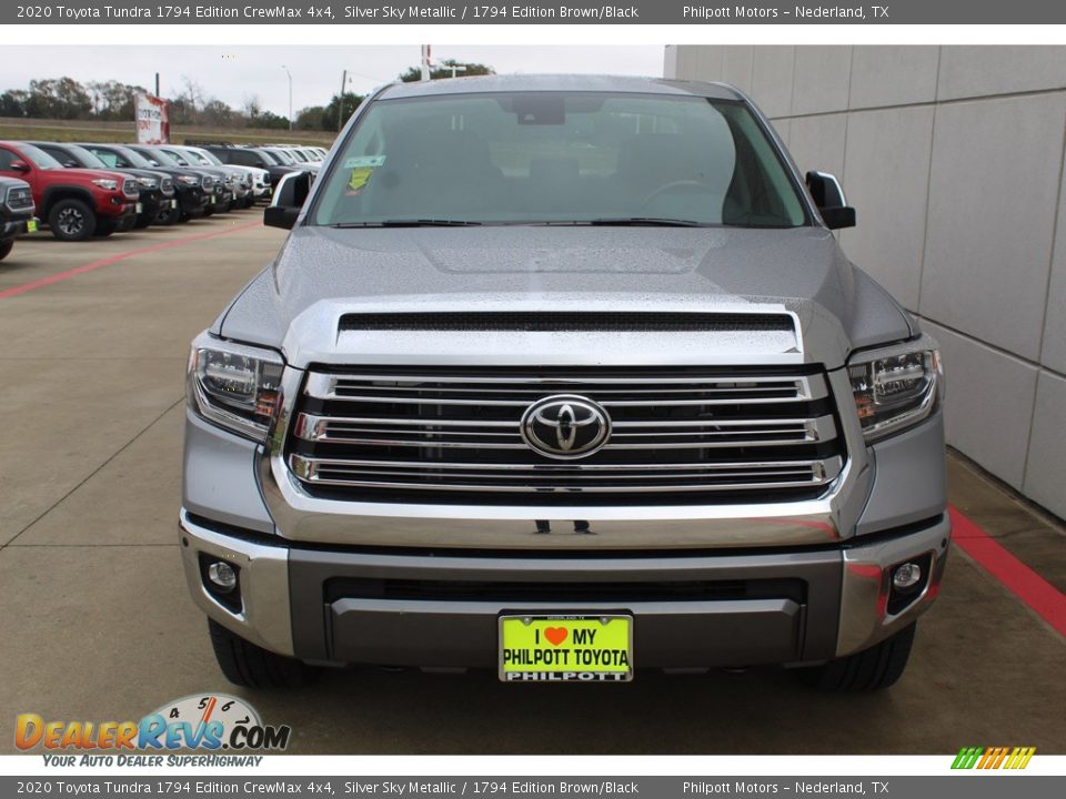 2020 Toyota Tundra 1794 Edition CrewMax 4x4 Silver Sky Metallic / 1794 Edition Brown/Black Photo #5