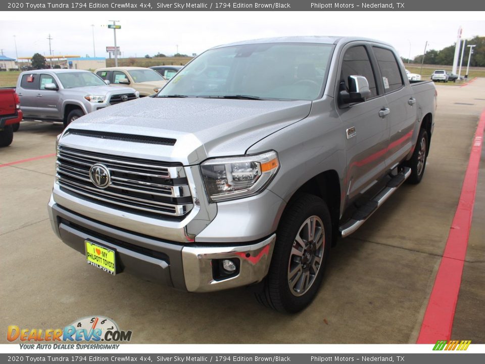 2020 Toyota Tundra 1794 Edition CrewMax 4x4 Silver Sky Metallic / 1794 Edition Brown/Black Photo #6