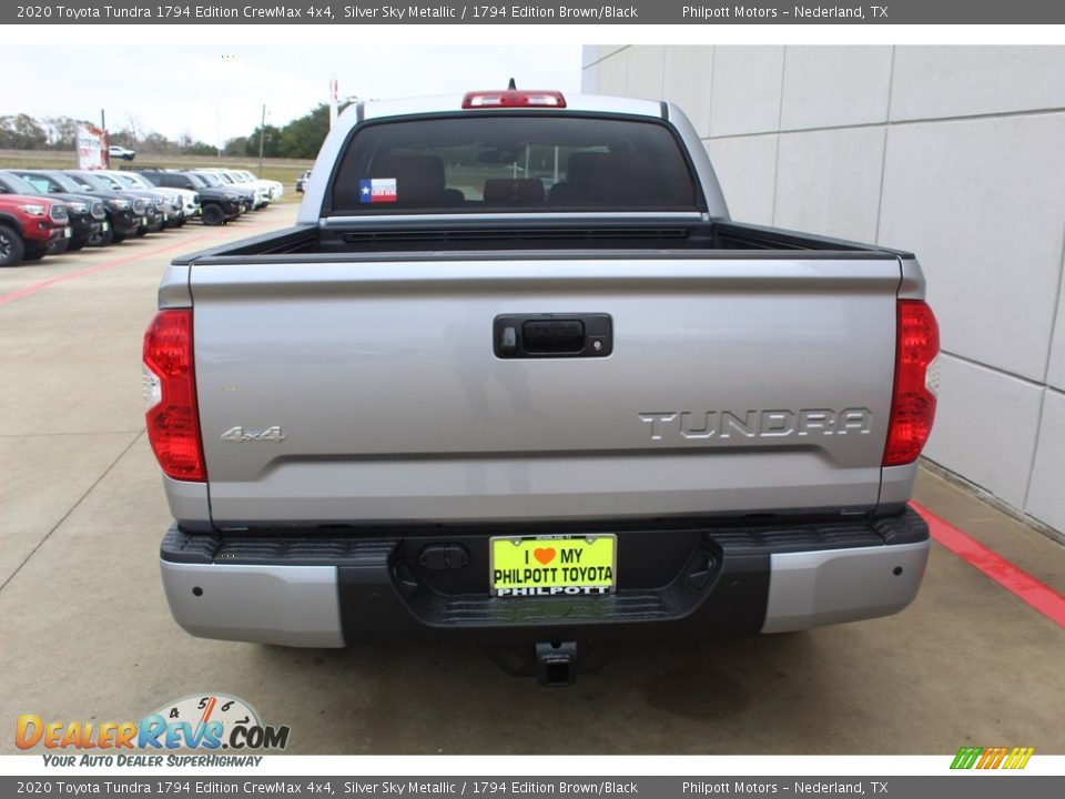 2020 Toyota Tundra 1794 Edition CrewMax 4x4 Silver Sky Metallic / 1794 Edition Brown/Black Photo #9