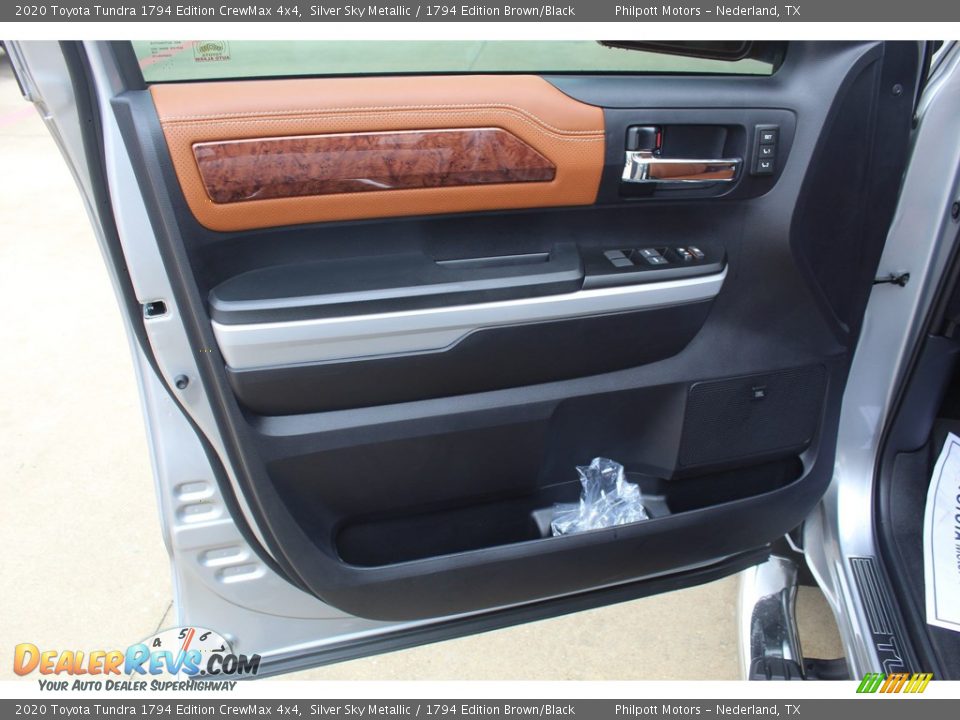 2020 Toyota Tundra 1794 Edition CrewMax 4x4 Silver Sky Metallic / 1794 Edition Brown/Black Photo #11