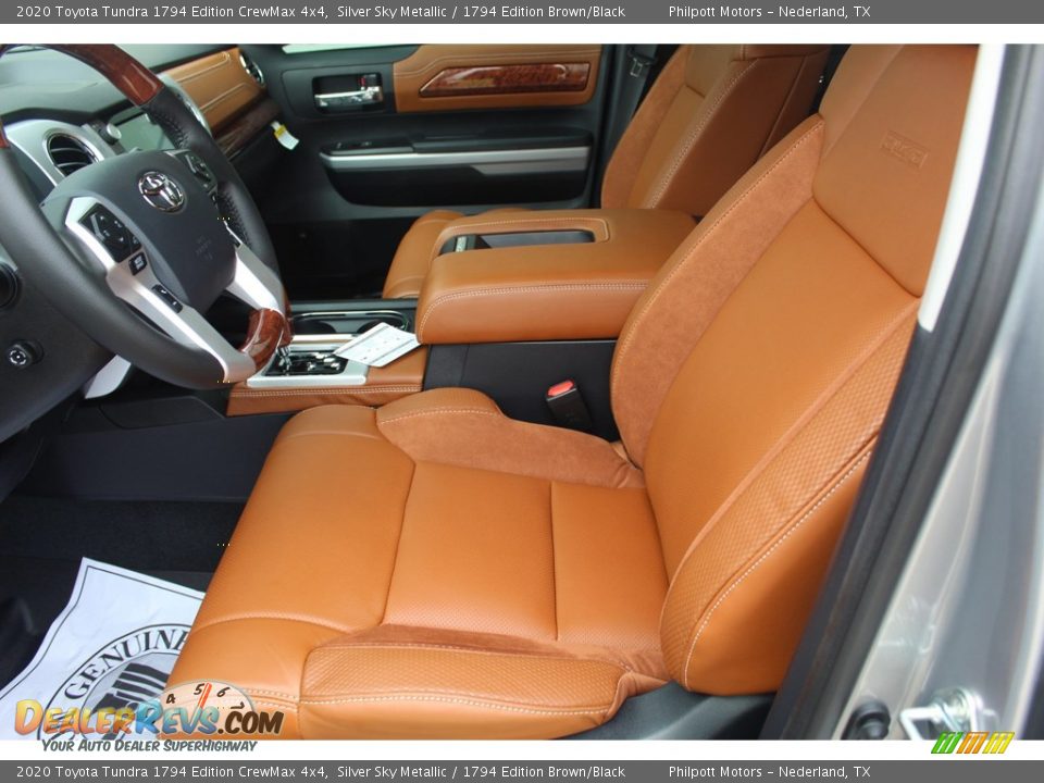 2020 Toyota Tundra 1794 Edition CrewMax 4x4 Silver Sky Metallic / 1794 Edition Brown/Black Photo #12