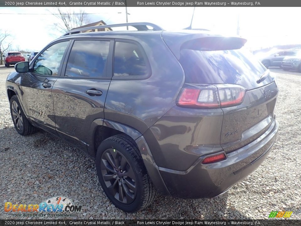 2020 Jeep Cherokee Limited 4x4 Granite Crystal Metallic / Black Photo #3