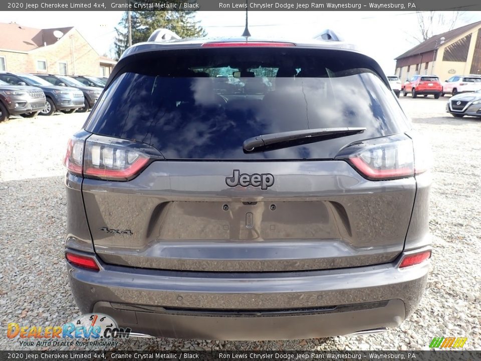 2020 Jeep Cherokee Limited 4x4 Granite Crystal Metallic / Black Photo #4