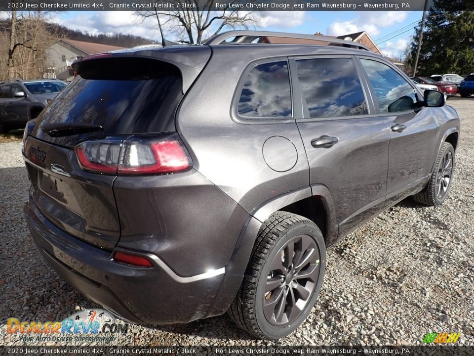 2020 Jeep Cherokee Limited 4x4 Granite Crystal Metallic / Black Photo #5