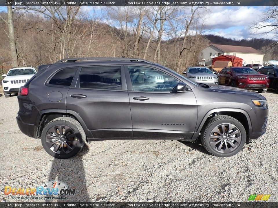 2020 Jeep Cherokee Limited 4x4 Granite Crystal Metallic / Black Photo #6