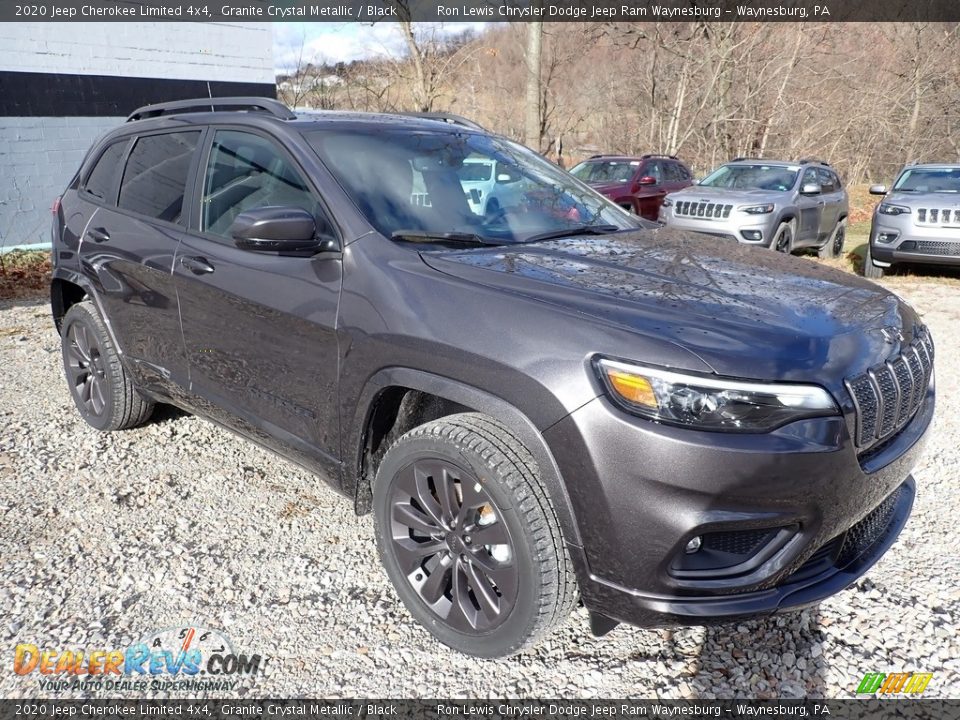 2020 Jeep Cherokee Limited 4x4 Granite Crystal Metallic / Black Photo #7