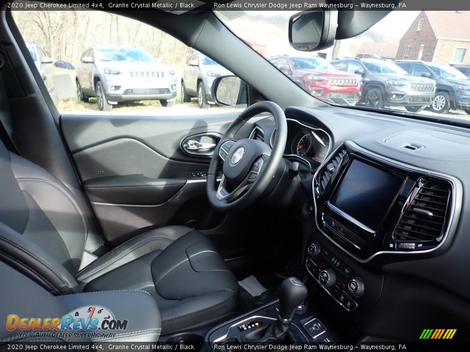2020 Jeep Cherokee Limited 4x4 Granite Crystal Metallic / Black Photo #11