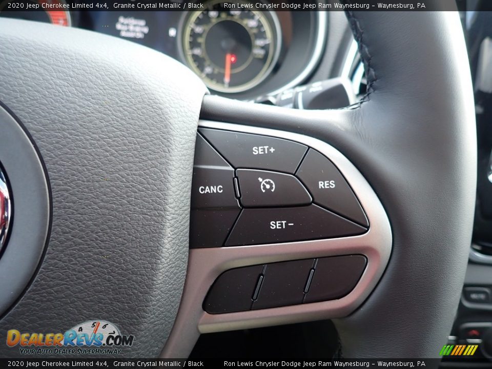 2020 Jeep Cherokee Limited 4x4 Granite Crystal Metallic / Black Photo #19