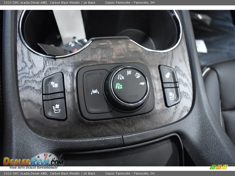 2020 GMC Acadia Denali AWD Carbon Black Metallic / Jet Black Photo #6
