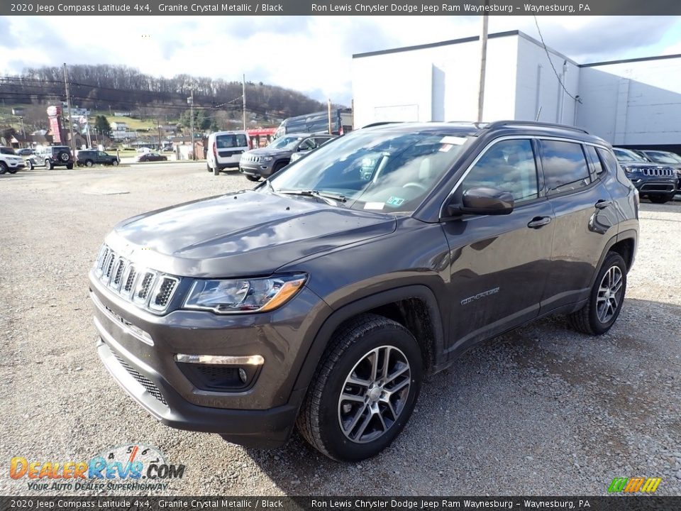 2020 Jeep Compass Latitude 4x4 Granite Crystal Metallic / Black Photo #1