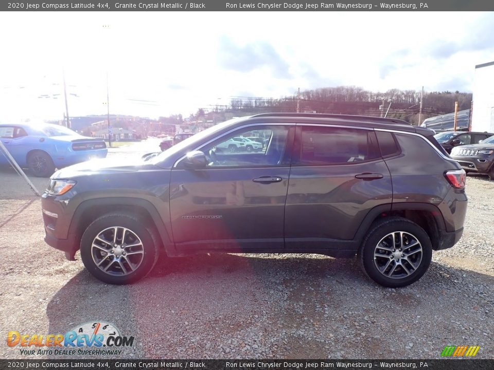 2020 Jeep Compass Latitude 4x4 Granite Crystal Metallic / Black Photo #2