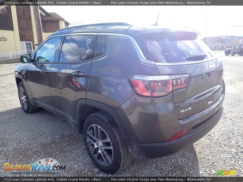 2020 Jeep Compass Latitude 4x4 Granite Crystal Metallic / Black Photo #3