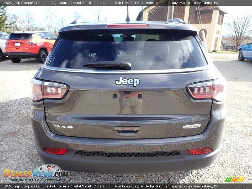 2020 Jeep Compass Latitude 4x4 Granite Crystal Metallic / Black Photo #4