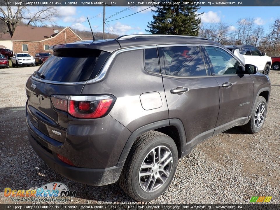 2020 Jeep Compass Latitude 4x4 Granite Crystal Metallic / Black Photo #5