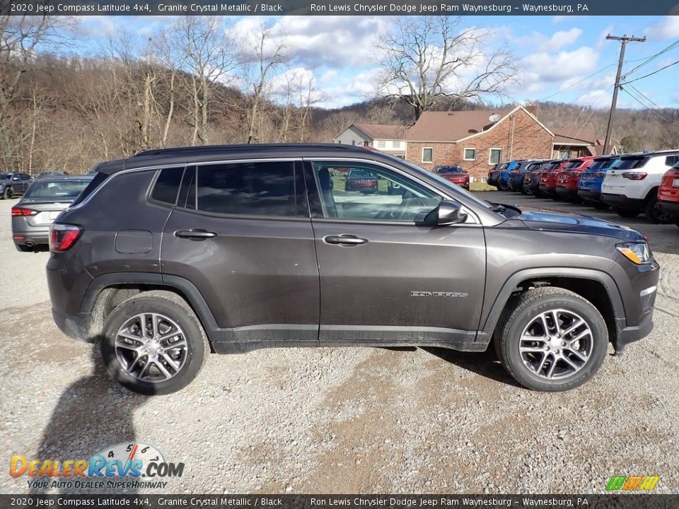 2020 Jeep Compass Latitude 4x4 Granite Crystal Metallic / Black Photo #6