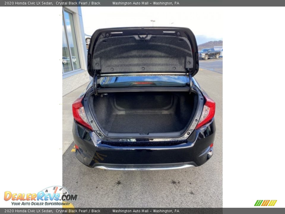 2020 Honda Civic LX Sedan Crystal Black Pearl / Black Photo #20