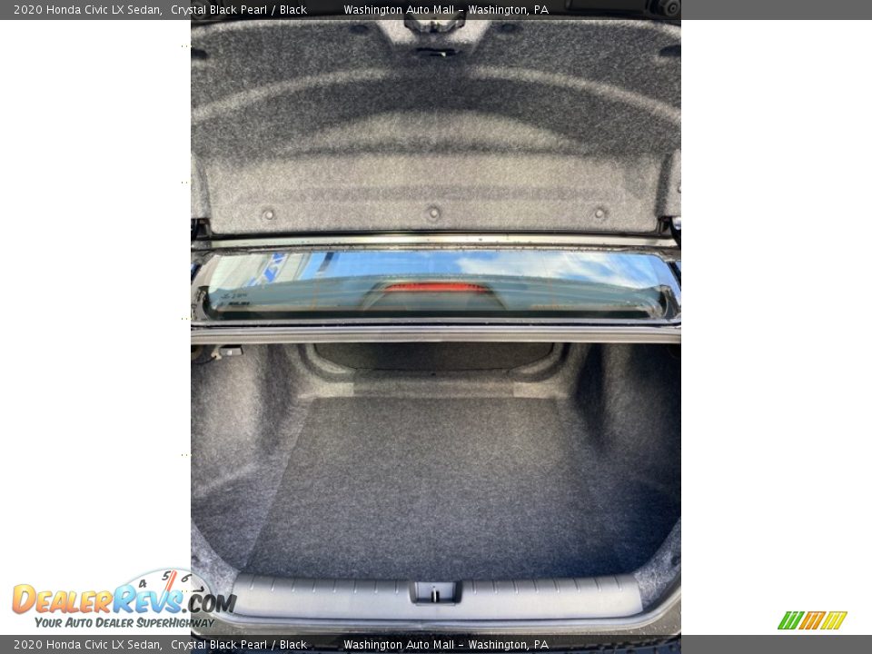 2020 Honda Civic LX Sedan Crystal Black Pearl / Black Photo #21